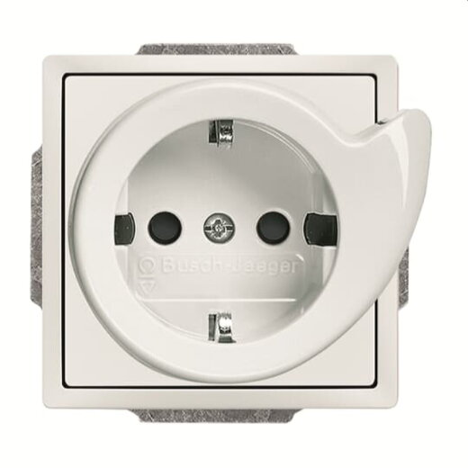 Busch-Jaeger Steckdose 20 EUCBDR-884 studioweiß matt