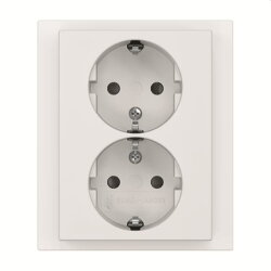 Busch-Jaeger SCHUKO-Doppel-Steckdose 202 EUJB-884 volle...