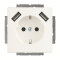 Busch-Jaeger SCHUKO-Doppel-Steckdose 20 EUCB2USB-884 2x USB studioweiß matt