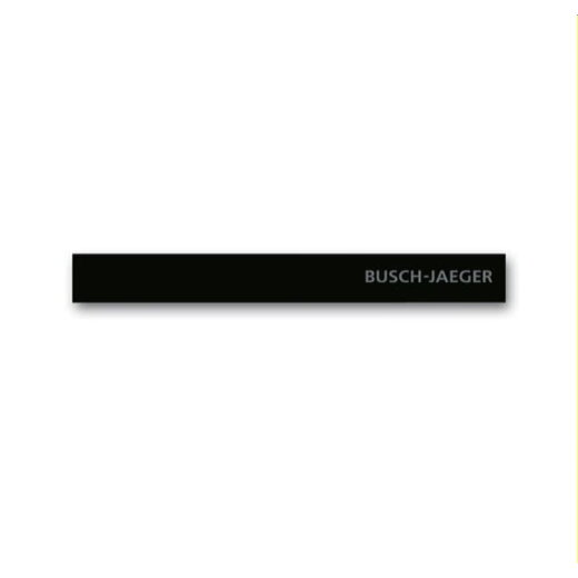 Busch-Jaeger Leiste 6349-825-101 unten Glas schwarz