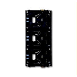 Busch-Jaeger Träger 6346/12-101 3fach schwarz