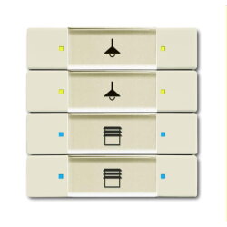 Busch-Jaeger Bedienelement 6127/02-82 4fach...