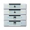 Busch-Jaeger Bedienelement 6127/02-83 4fach aluminiumsilber