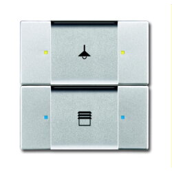 Busch-Jaeger Bedienelement 6126/02-83 2fach aluminiumsilber