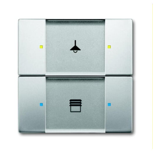 Busch-Jaeger Bedienelement 6126/02-866 2fach Edelstahl