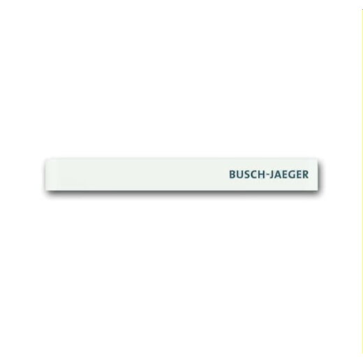 Busch-Jaeger Leiste 6352-811-101 unten weißes Glas