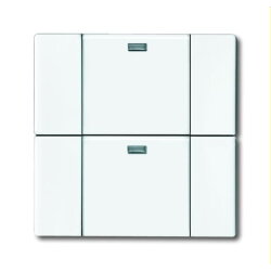 Busch-Jaeger Wandsender 6732-84 WaveLine 2fach...