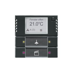 Busch-Jaeger Bedienelement 6128/28-81 2/4fach mit RTR...