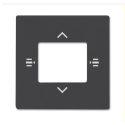 Busch-Jaeger Zentralscheibe 6108/61-81 anthrazit