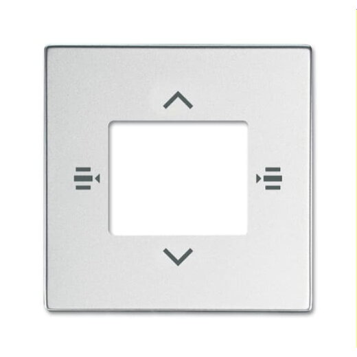 Busch-Jaeger Zentralscheibe 6108/61-83 aluminiumsilber