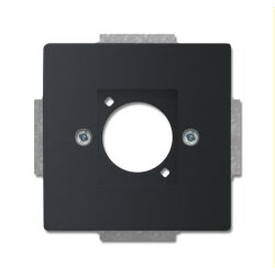 Busch-Jaeger Zentralscheibe 2553-885 schwarz matt