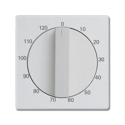 Busch-Jaeger Zentralscheibe 1771-83-103 m.Drehknopf aluminiumsilber