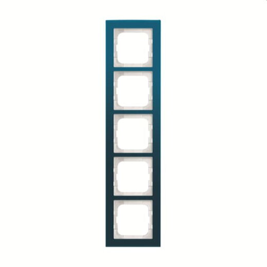 Busch-Jaeger Abdeckrahmen 1725-228 5-fach Glas Ozean