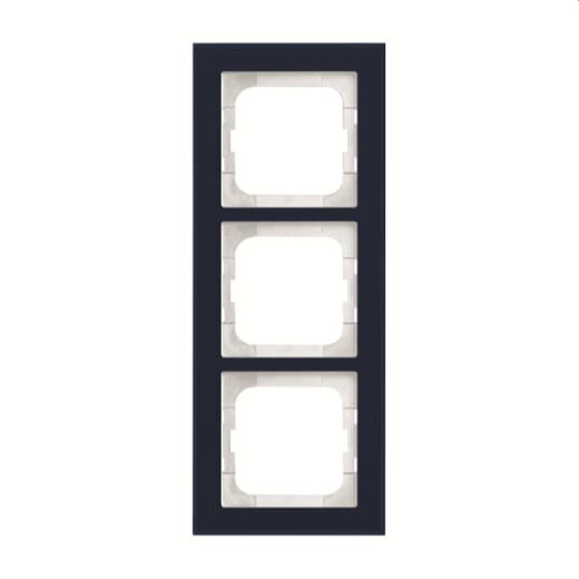 Busch-Jaeger Abdeckrahmen 1723-223 3-fach Glas Purpur