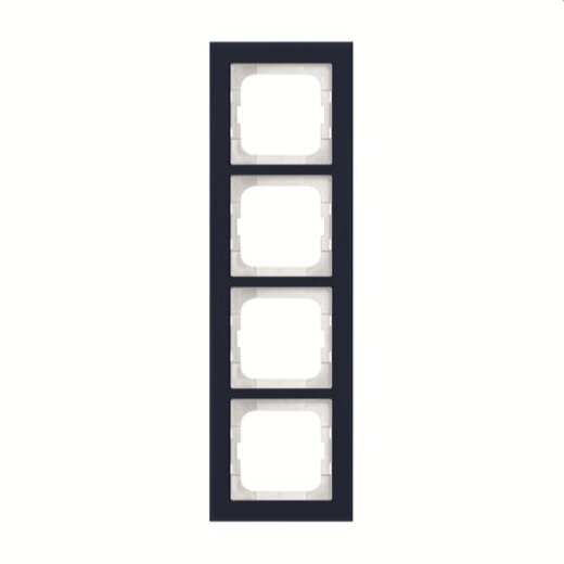 Busch-Jaeger Abdeckrahmen 1724-223 4-fach Glas Purpur