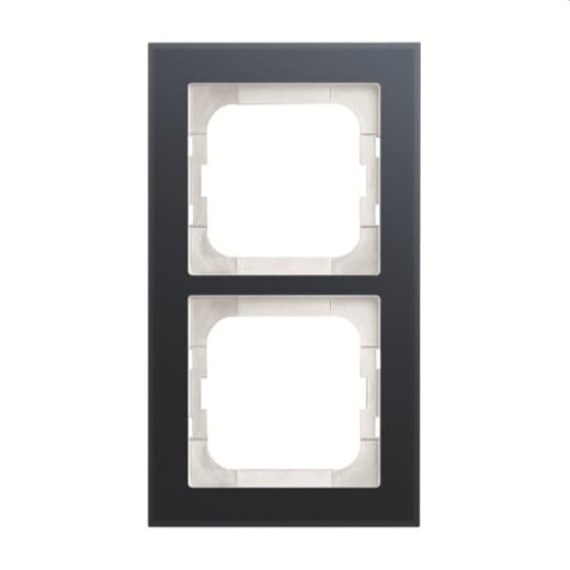 Busch-Jaeger Abdeckrahmen 1722-229 2-fach Glas Auster