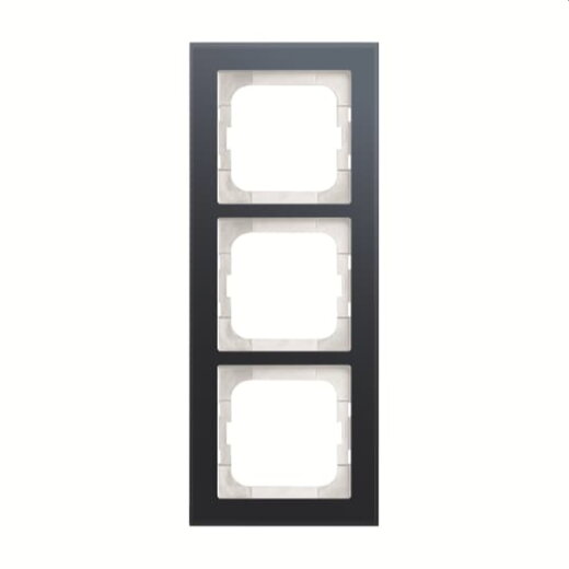 Busch-Jaeger Abdeckrahmen 1723-229 3-fach Glas Auster