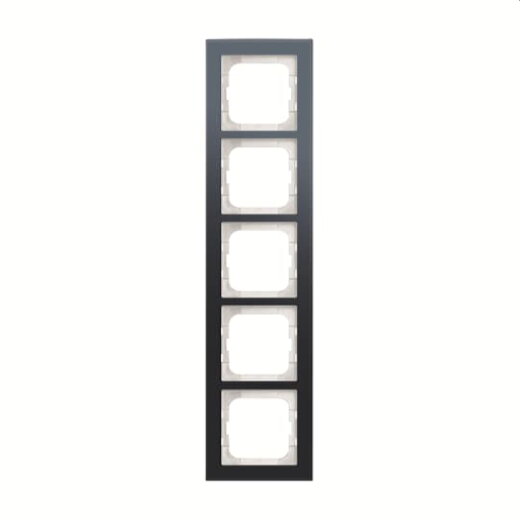 Busch-Jaeger Abdeckrahmen 1725-229 5-fach Glas Auster