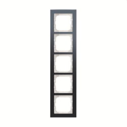 Busch-Jaeger Abdeckrahmen 1725-229 5-fach Glas Auster