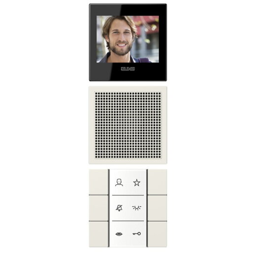 Jung Siedle In-Home-Bus Video-Innenstationen, Serie LS, weiß SIVILS627W