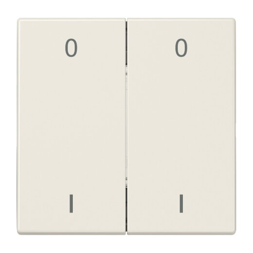 Jung EnOcean Funk-Wandsender 4-kanalig, Symbole 0 I, Serie LS, weiß ENOLS995-01