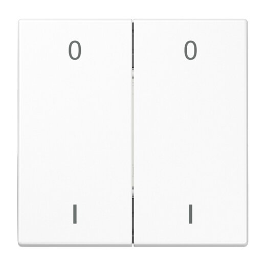 Jung EnOcean Funk-Wandsender 4-kanalig, Symbole 0 I, Serie LS, alpinweiß ENOLS995-01WW