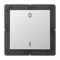 Jung EnOcean Funk-Wandsender 2-kanalig, Symbole 0 I,...