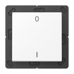 Jung EnOcean Funk-Wandsender 2-kanalig, Symbole 0 I,...