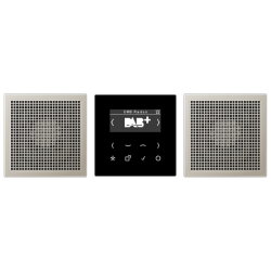Jung Smart Radio DAB+, Set Stereo, Serie LS, Edelstahl...
