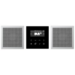Jung Smart Radio DAB+, Set Stereo, Serie LS, Aluminium...
