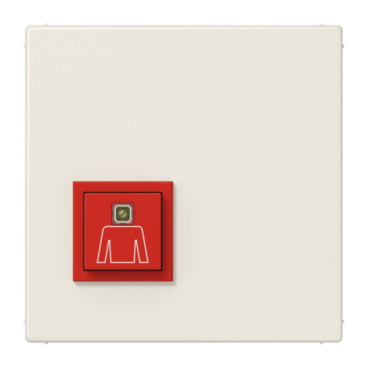 Jung Notrufsystem Ruftaster, Serie LS, weiß NRSLS0834RT