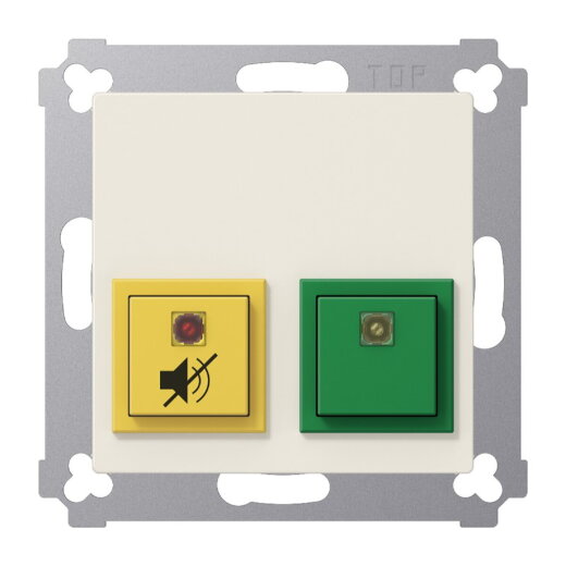 Jung Notrufsystem Dienstzimmereinheit, Serie AS, weiß NRSAS0834DZE