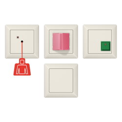 Jung Notrufset, Serie AS, weiß NRSAS0834