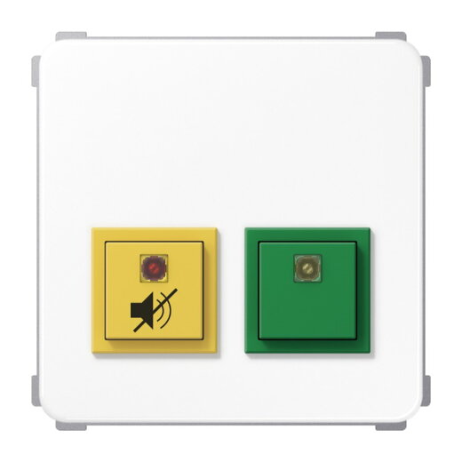 Jung Notrufsystem Dienstzimmereinheit, Serie CD, alpinweiß NRSCD0834DZEWW