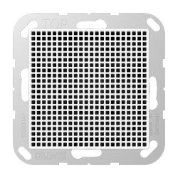 Jung 3-Klang-Gong, Serie A, schneeweiß matt A567-G3WWM