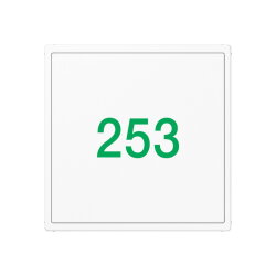 Jung Glasabdeckung 1fach, ohne Symbole, Serie AS/A,...