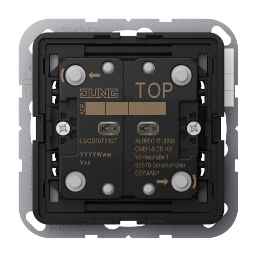 Jung KNX Taster Standard 2fach, Serie CD/LS LSCD10721ST