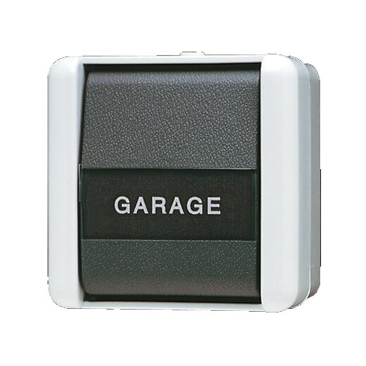 Jung Wippschalter, Universal Aus-Wechsel, 10 AX 250 V ~, mit Schriftfeld, IP 44, WG 800 806NAWOT