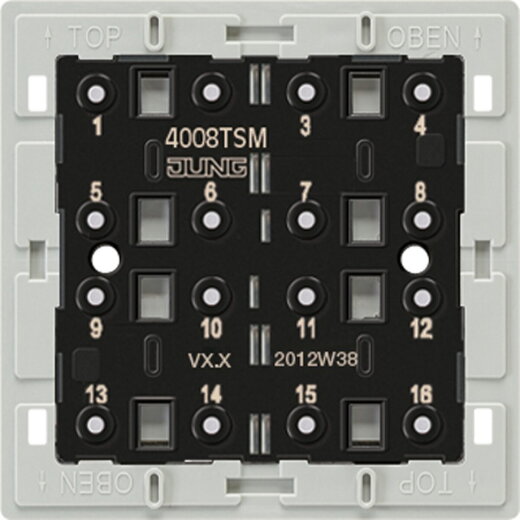Jung Tastsensor-Modul 4fach, JUNG 2-Draht-Bus, F40 4008TSM