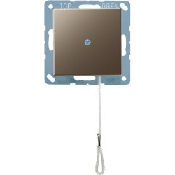 Jung Zug-Wechselschalter, Serie A, mokka A506BFNUZMO