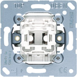 Jung Wippschalter, 10 AX 250 V ~, Kreuz, ohne Krallen 507EU