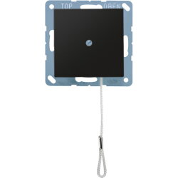 Jung Zug-Wechselschalter, Serie A, graphitschwarz matt...