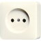Jung Steckdose ohne Schutzkontakt, 16 A 250 V ~, 34 mm, AP 600, weiß 611A