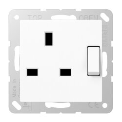 Jung Abschaltbare Steckdose, British Standard, 13 A 250 V...