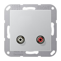 Jung Multimedia-Anschlusssystem Cinch Audio, Serie A,...