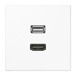 Jung Multimedia-Anschlusssystem HDMI / USB 2.0,...