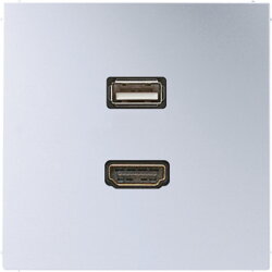 Jung Multimedia-Anschlusssystem HDMI / USB 2.0,...