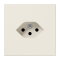 Jung Einfach-Steckdose, Schweizer Norm, Typ 13, Serie LS, weiß LS1520-13SEV