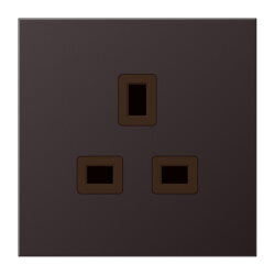 Jung Steckdose, 13 A 250 V ~, Schraubklemmen BS 1363-1, 4...