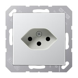 Jung Einfach-Steckdose, Schweizer Norm, Typ 13,...